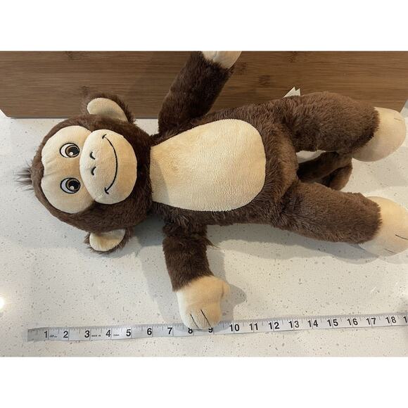 Build A Bear Brown Smiley Monkey Plush Stuffed Chimp 19" Ape Toy Chimpan… - Picture 3 of 8
